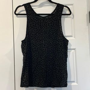 Zyia Active Leopard Mesh workout tank - no inside tag - medium